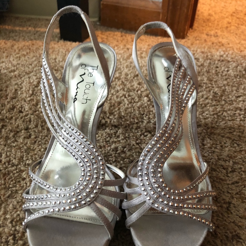 Silver heels